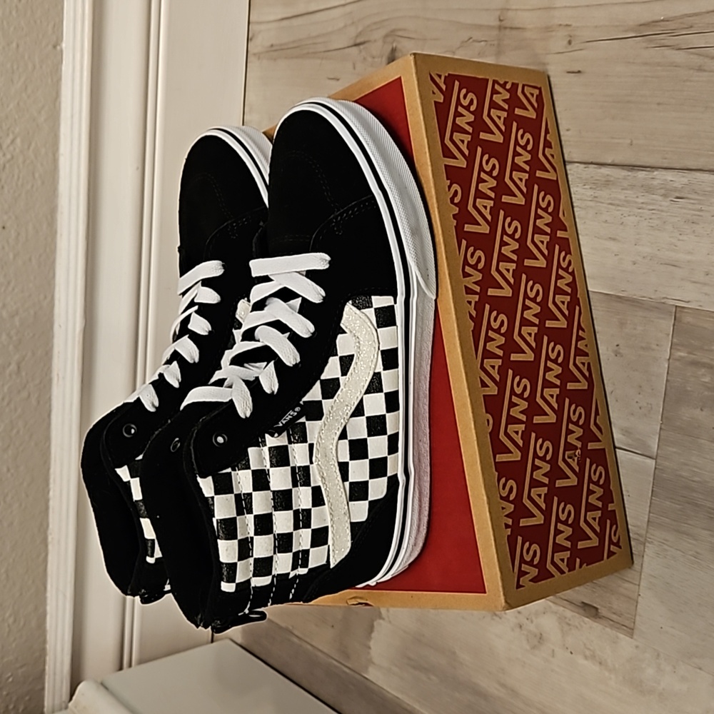Vans Filmore Hi Zip (Glitter Checkerboard)